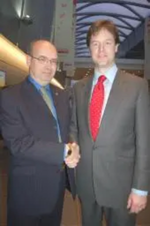 David with Nick Clegg